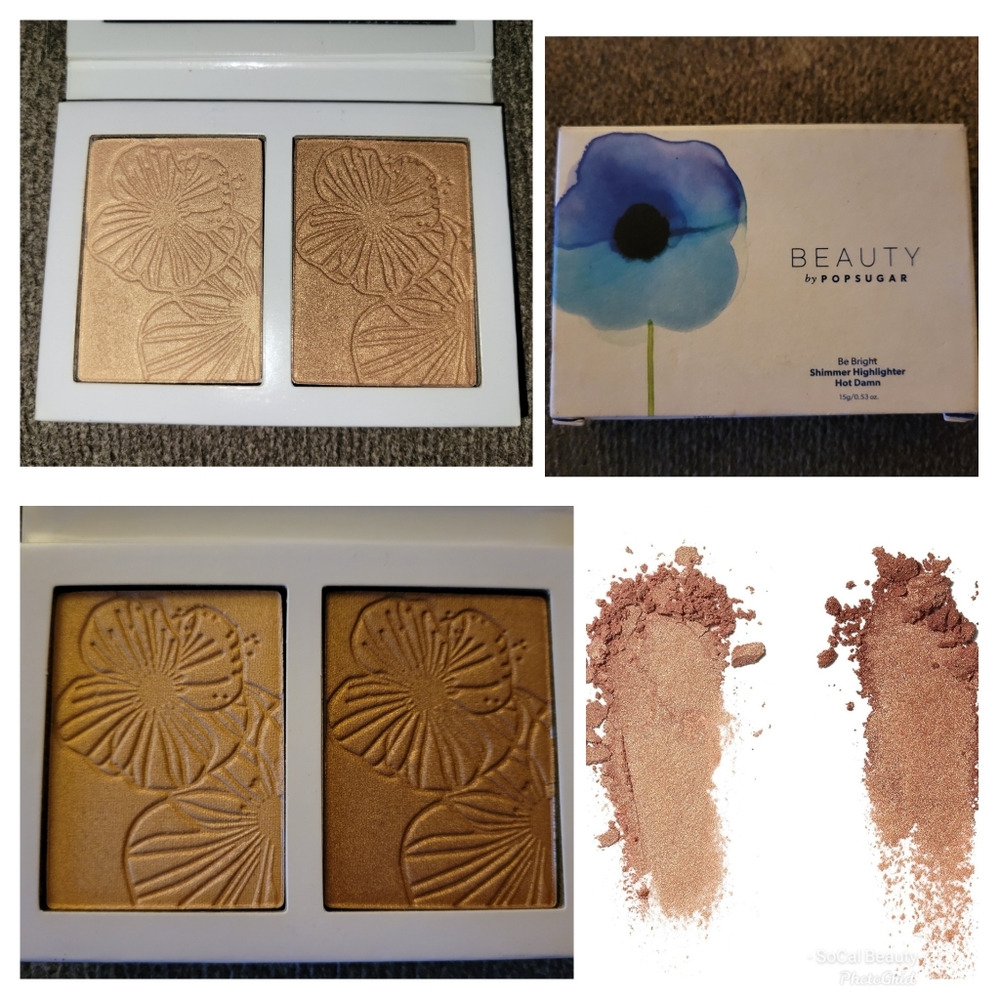 💜Face Need💜BNIB LE BEAUTY By Popsugar Hot Damn Be Bright Highlighter Duo!*Disc